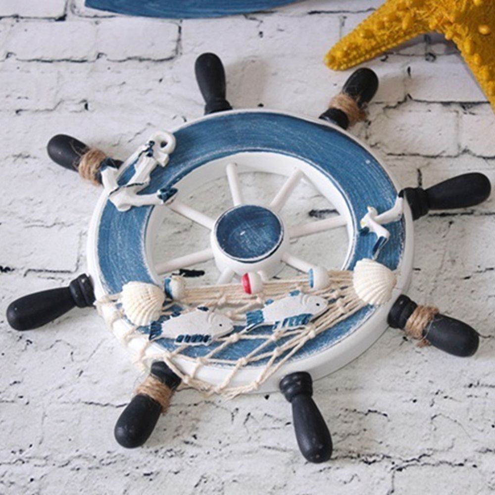 Decoración de madera vintage d - Fishing Boat Steering Wheel reseña y precio