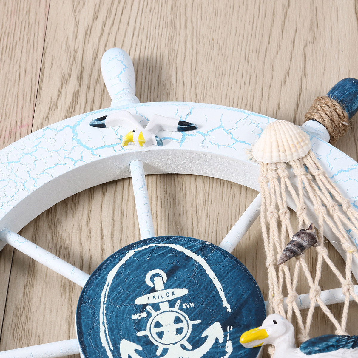 Decoración náutica de pared co - Fishing Boat Steering Wheel reseña y precio